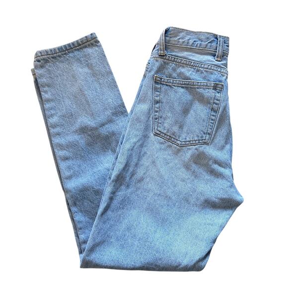 John Galt Slim Straight Leg Jeans High Rise Denim Medium Wash Blue Size Medium - Picture 3 of 8